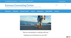 Desktop Screenshot of emmauscounseling.net