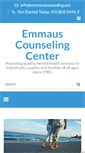Mobile Screenshot of emmauscounseling.net