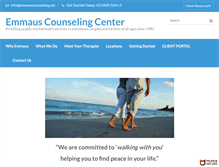 Tablet Screenshot of emmauscounseling.net